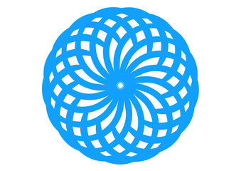 abstract blue sphere