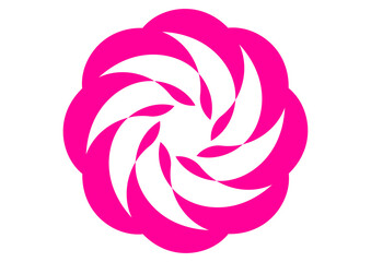 pink spiral lollipop