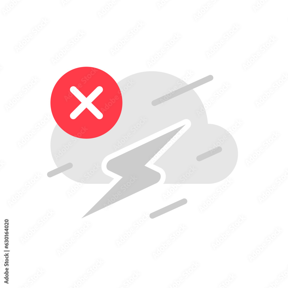 Poster error server concept illustration flat design vector eps10. modern graphic element for landing page,