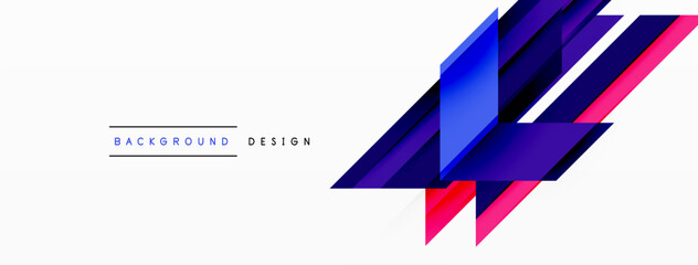 Fototapeta premium Visually striking background design featuring dynamic geometric lines and arrows. This captivating composition combines movement and precision, creating an engaging and visually appealing graphic