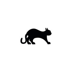 cat logo icon design template