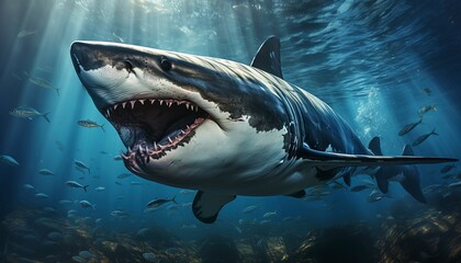 Naklejka premium shark