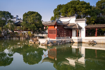 Fototapeta premium A traditional garden in the Jiangnan style