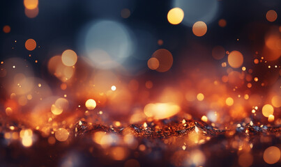 a bokeh abstract background filled with glittering lights