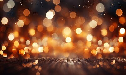 a bokeh abstract background filled with glittering lights