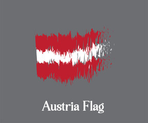 This is very beautiful  Austria flag  Vector.