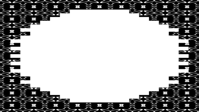 black and white frame