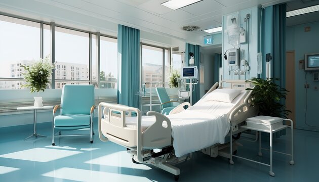 interior of a modern hospital