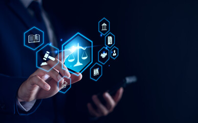 Legal advice for digital technologies, business, finance, intellectual property. Legal advisor, corporate lawyer, attorney service. Laws and regulations. paperwork expert consulting Related Crime Act.