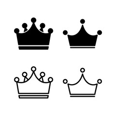 Crown Icon vector. Crown symbol for web site design,