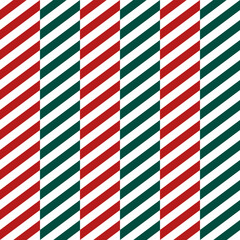 Red and green oblique line pattern. seamless pattern. tile background Decorative elements, floor tiles, wall tiles, gift wrapping, decorating paper, Christmas decoration.