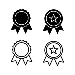 Achieve icon vector. medal icon vector. award. Certificate. approved