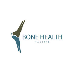 Bone Logo, Bone Care Health Design, Simple Symbol Template Illustration