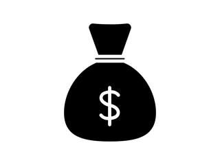 black money bag icon