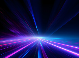 flowing neon lights, wallpaper on black background