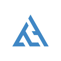 Monogram design vector logo. Monogram initial letter mark A logo design. Monogram design vector logo. Monogram initial letter mark A logo design simple A monogram