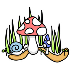 mushroom with a mushroom