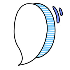 illustration of a bubble speech 