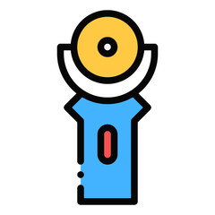 roller cutter icon