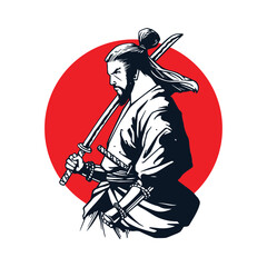 samurai with sword 