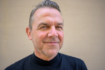 Close up of an attractive man