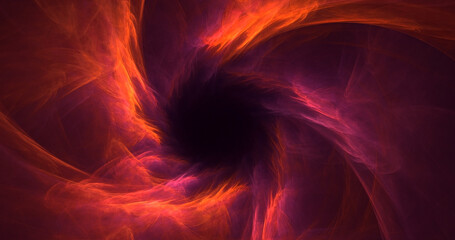 3D rendering abstract colorful fractal light background