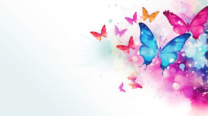 butterfly background, HD, Generative Ai