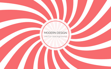 Delicate pastel vector candy background of swirling stripes for banner, website, postcard