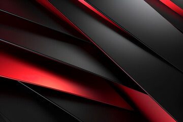 Black and red 3d abstract background