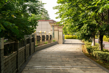 The road of City Park in China