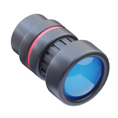 Camera Lens 3D Illustration