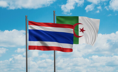  Thailand and Algeria national flag