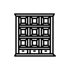 Racks icon in vector. Logotype