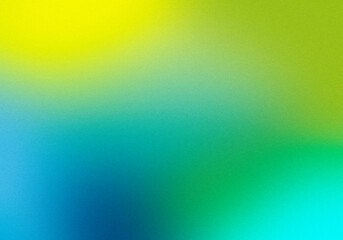 Abstract yellow blue colorful gradient background, grainy noise texture, large banner size