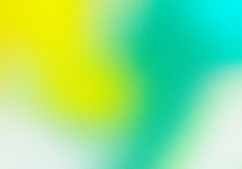 Yellow green color gradient background grainy, noise texture banner