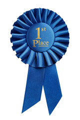 First place award, rosette. PNG file with transparent background - 630199888