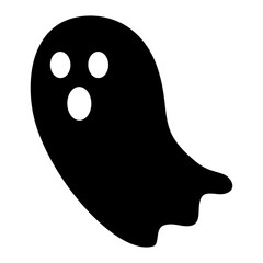 Fototapeta premium Halloween Ghost Silhouette