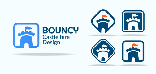 Castle logo design bundle