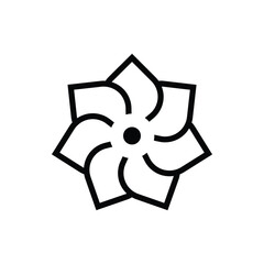 Flower Line Art Logo