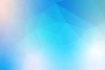 グラデーションが綺麗なポリゴンの背景イラスト