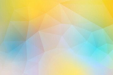 グラデーションが綺麗なポリゴンの背景イラスト