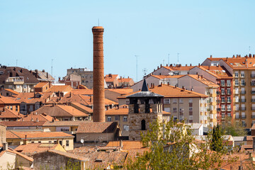 Panoramic view of the small Castilian city of Zamora.