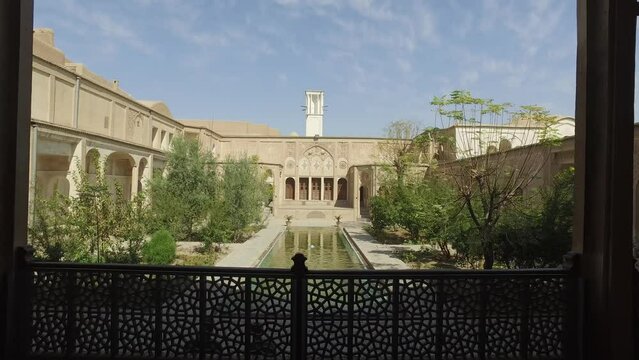 Boroujerdi house and its wind tower Kashan Iran