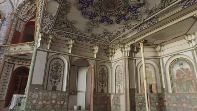 Inside Boroujerdi house Kashan Iran