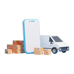 International cargo delivery service concept icon or 3d air cargo delivery service
