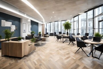 interior of a office