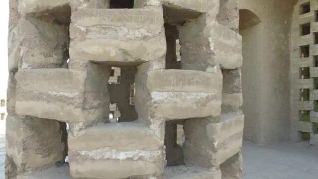 Old dovecote for pigeons Isfahan Iran