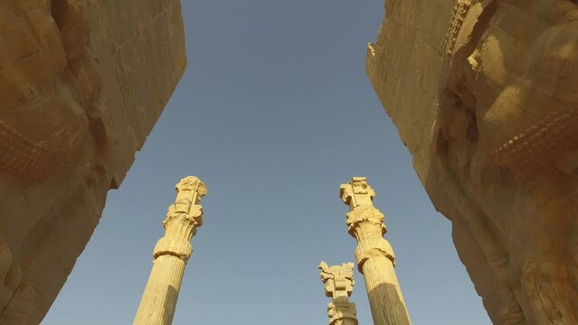 The gate of all nations in Persepolis Marvdasht Iran