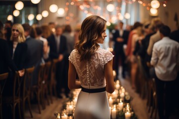 Wedding Planner Overseeing A Wedding Reception, Generative AI