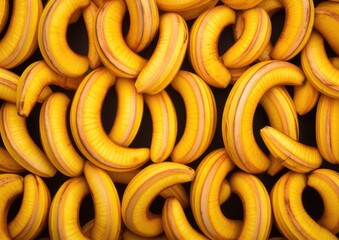 Professional photography of Pattern of Plantains fruits. Generative AI